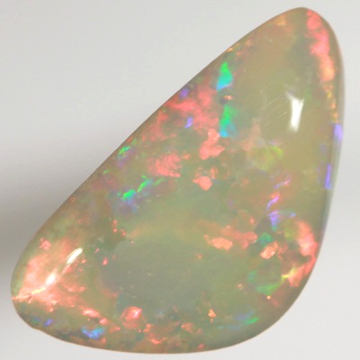 SOLID SEMI BLACK OPAL Sparkling bright red rolling flashes always